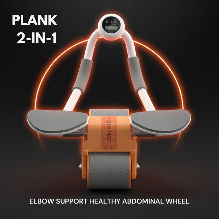 Ab Roller with Elbow Support for Abs and Core Workout, Fitness Trainer for Men & Women