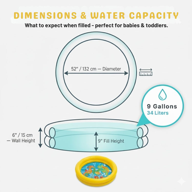 Intex My First Baby Pool โ 24" x 6" โ Model 59409