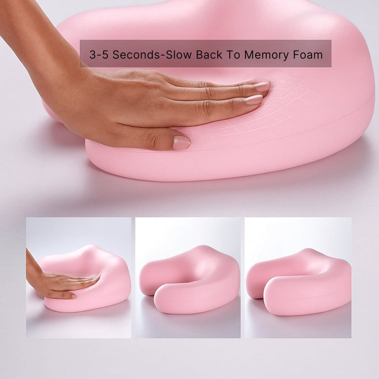 U-Shaped Neck Massager Pillow with Heat, Memory Foam Support, Rechargeable Neck and Shoulder Massager for Pain Relief and Relaxation