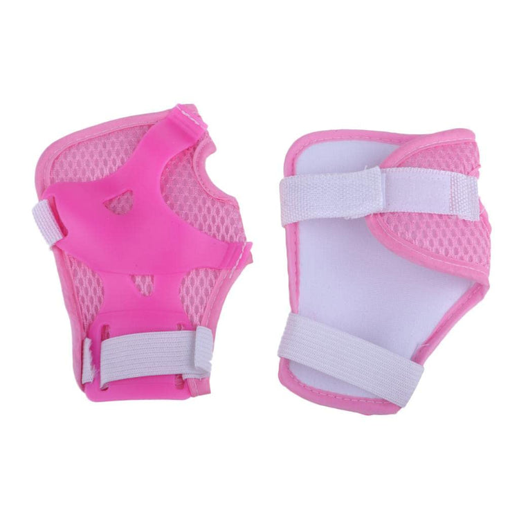 6-Piece Pink Kids Protective Gear Set – Knee Pads, Elbow Pads & Wrist Guards for Safe Cycling, Skating & Biking Adventures