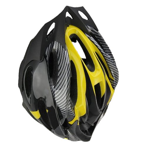 Lightweight Microshell Bike Helmet – Adjustable Safety in Yellow