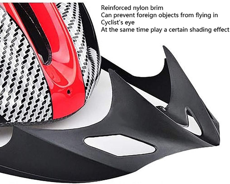 Lightweight Microshell Bike Helmet – Adjustable Safety in Red