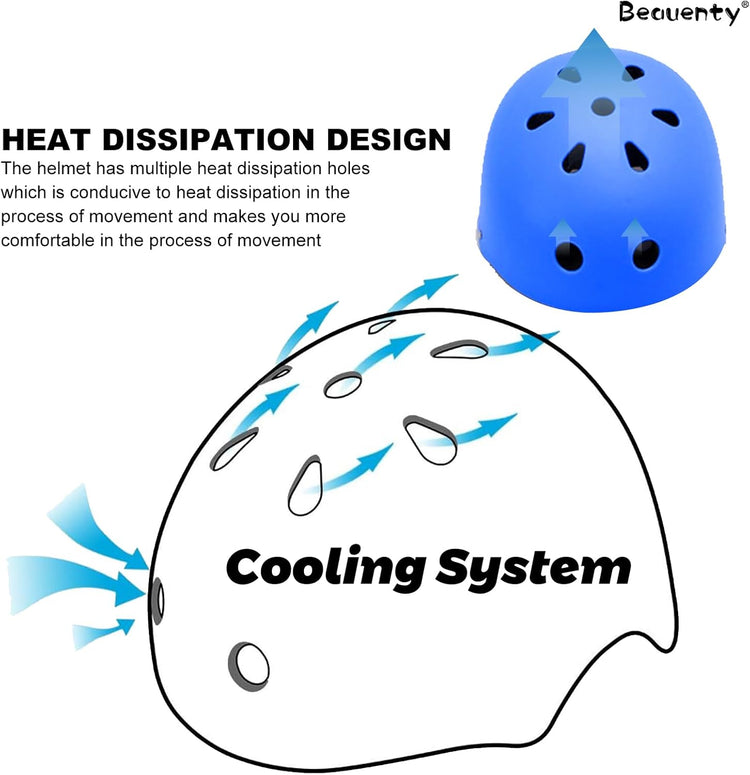 Blue Helmet for Kids & Teens – Safety for Cycling, Skating & More