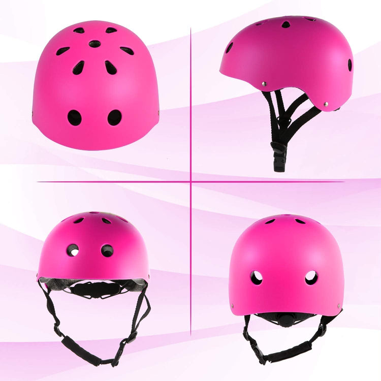 Pink Kids & Teens Helmet – For Cycling, Skating, and More