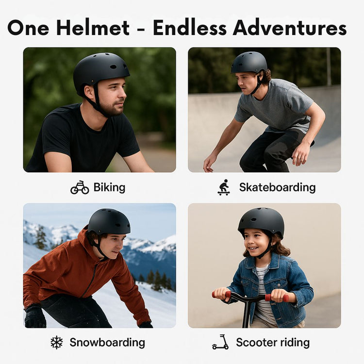 Kids & Teens Skateboard Helmet – Head Protection for Cycling, Skating & More