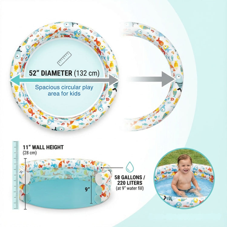 Intex Fishbowl Pool β 52" x 11" β Model 59431