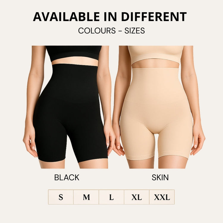 Women’s Shapewear Shorts with Tummy Control, Hip Lifting Design, Seamless Slimming Body Shaper