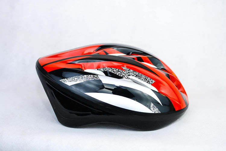 Sports Helmet for Cycling & Skating – Safe and Stylish in Red for Adults & Boys