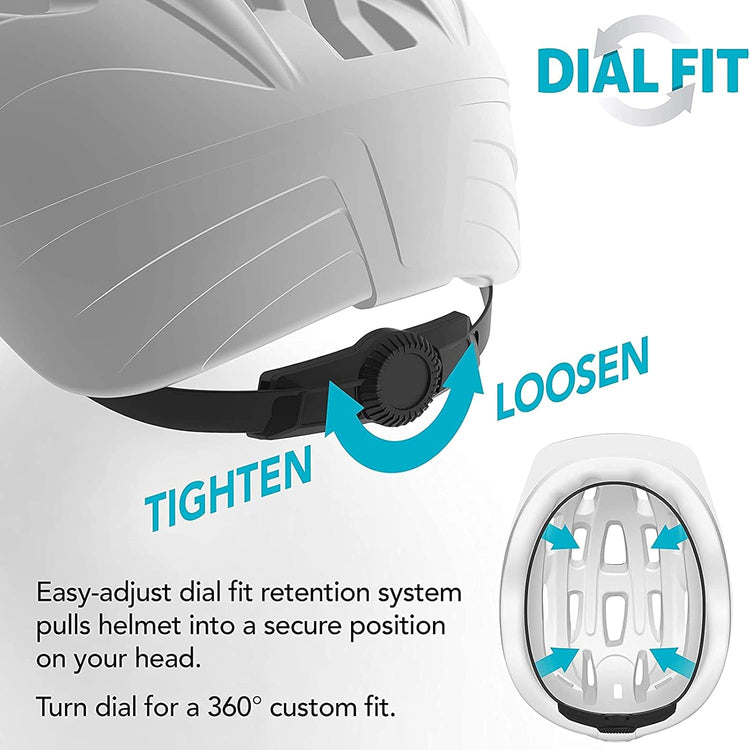 Lightweight Microshell Bike Helmet – Adjustable Safety for All Ages