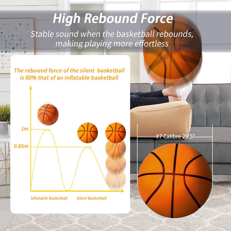 Silent Soft Foam Ball – Lightweight, Noise-Free Play Ball for Kids & Adults | Indoor & Outdoor Fun, High-Density Airless Design