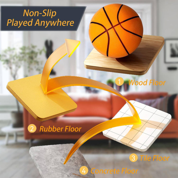 Silent Soft Foam Ball – Lightweight, Noise-Free Play Ball for Kids & Adults | Indoor & Outdoor Fun, High-Density Airless Design