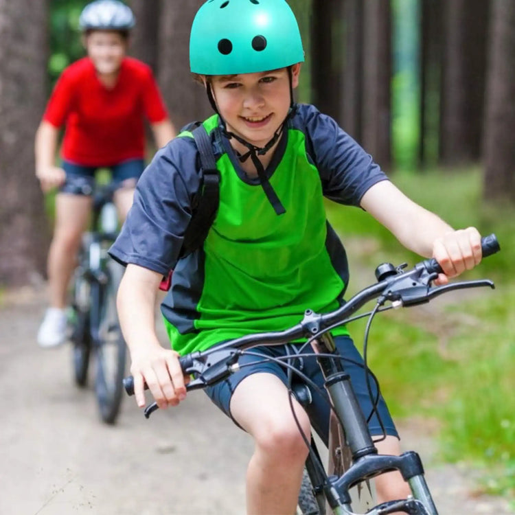 Green Kids & Teens Helmet – For Cycling, Skating, and More