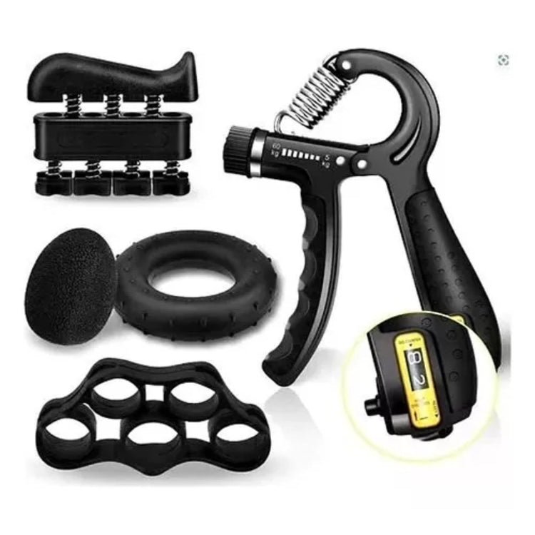 3-in-1 Strength Training Set (Hand Grips, Push-Up Bars & Body Trimmer)