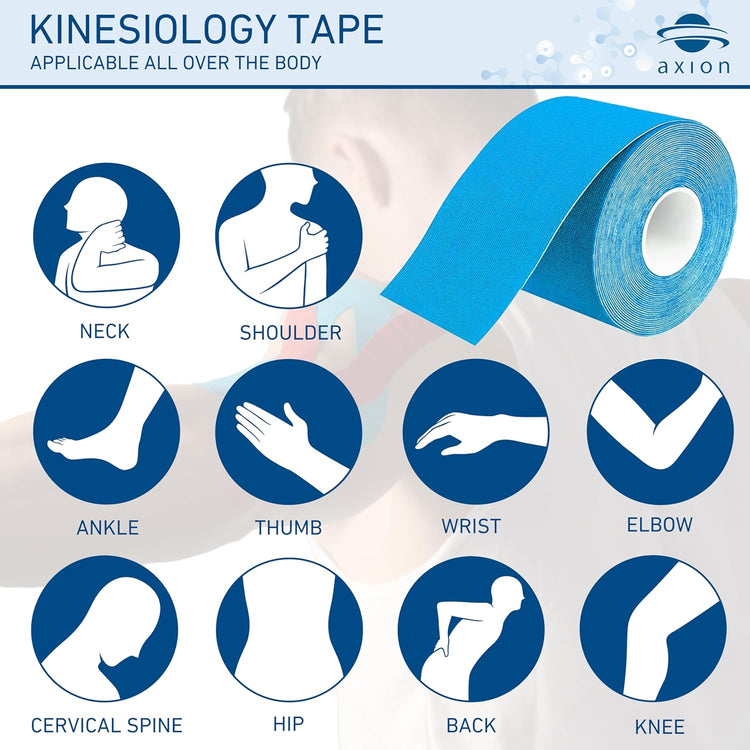 5M Size Kinesiology Tape Athletic Elastoplast Sport Recovery Strapping Gym Blue Colour