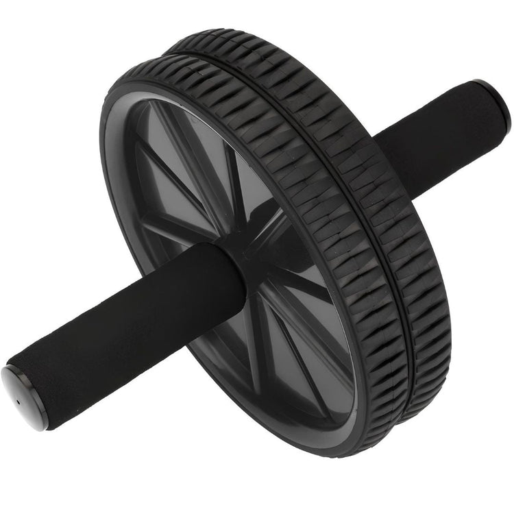 Ab Wheel Roller Anti Skid Double Wheel Total Body Exerciser Men and Women