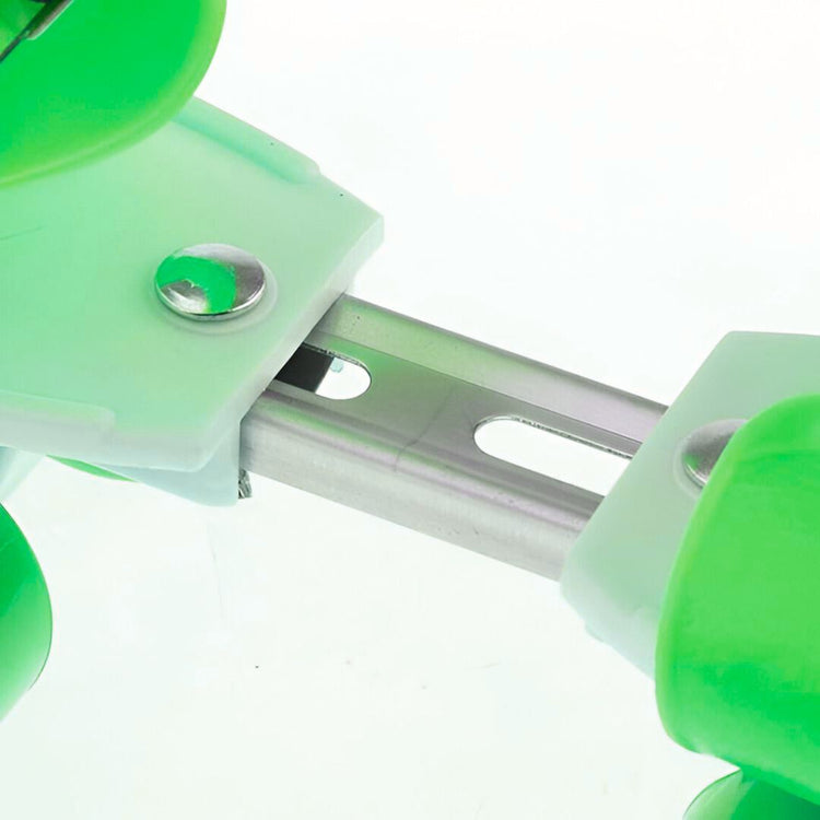 Adjustable Green 4-Wheel Roller Skates for Kids – Stylish, Durable & Fun