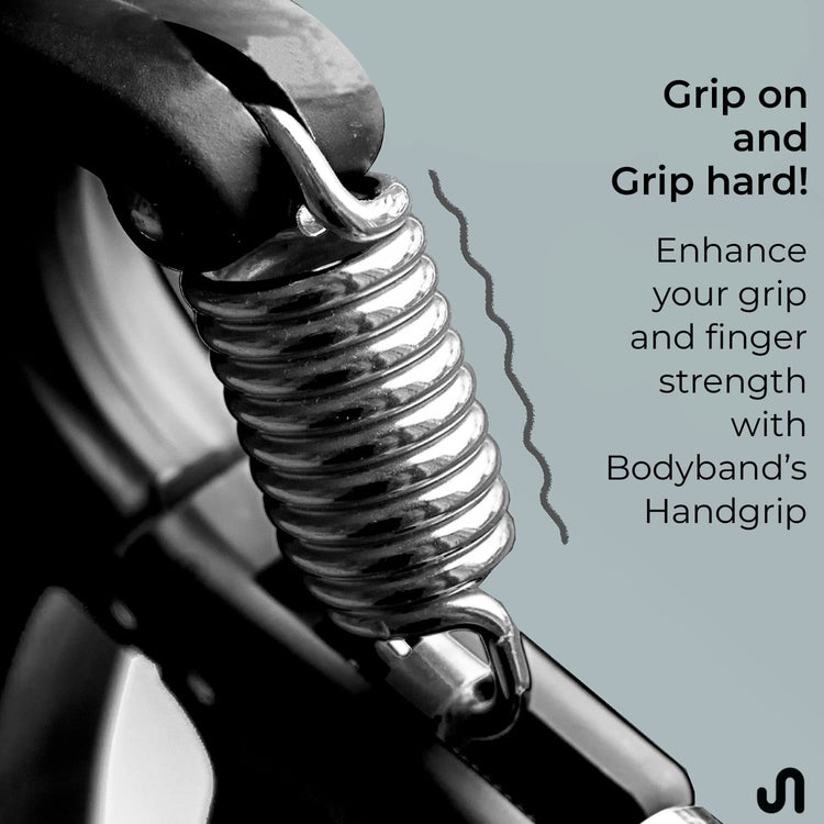 Adjustable Hand Gripper (5-60kg) – Boost Strength & Recovery in Orange/Black