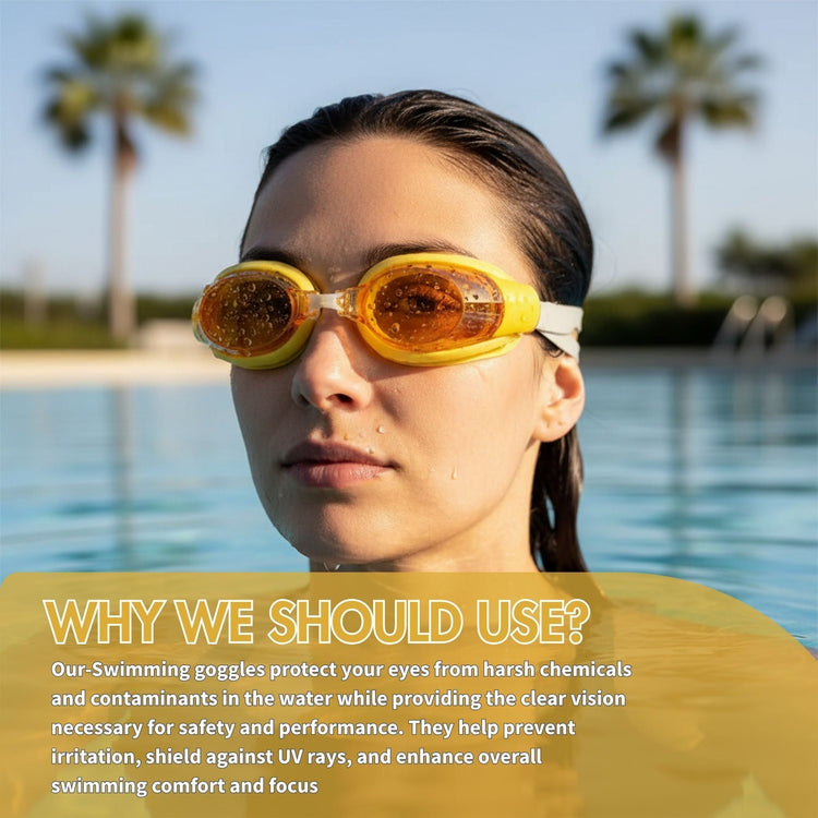 Adjustable Swimming Goggles – Anti-Fog, UV Protection, Leakproof Design