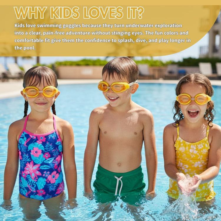 Adjustable Swimming Goggles – Anti-Fog, UV Protection, Leakproof Design