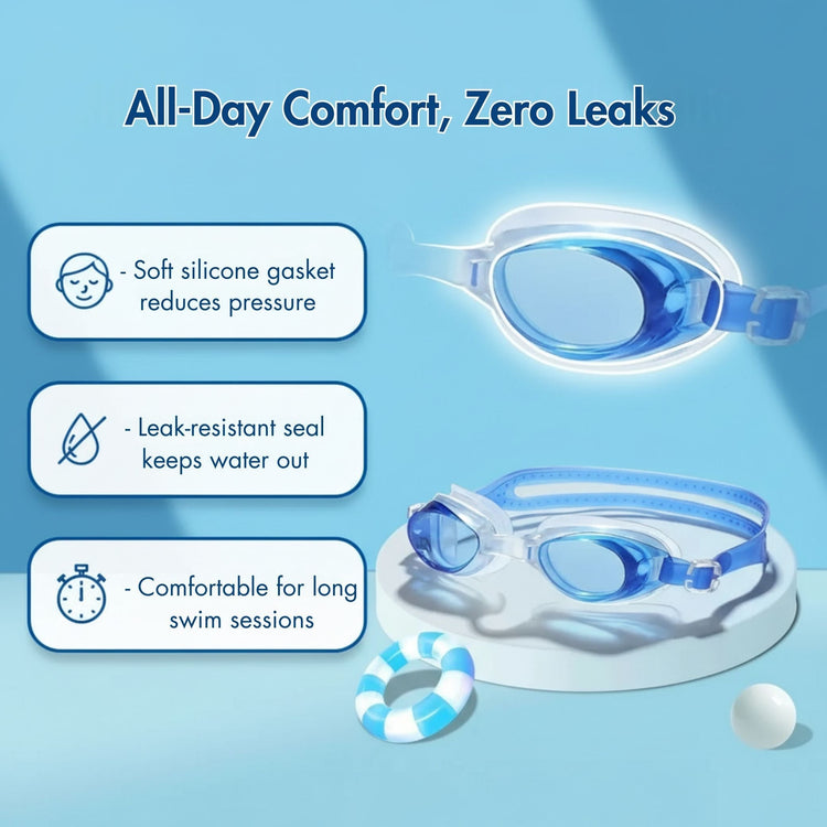 Antifog Adjustable Swimming Goggles – TH-1600