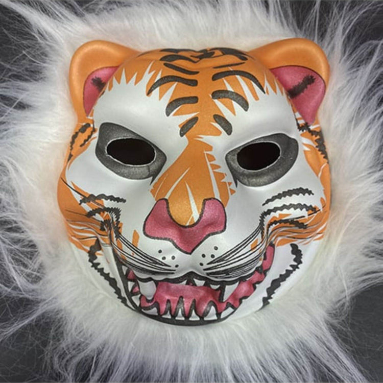 Avirons Tiger/Lion Cartoon Face Mask – Fun & Comfortable Reusable Mask for Kids & Adults