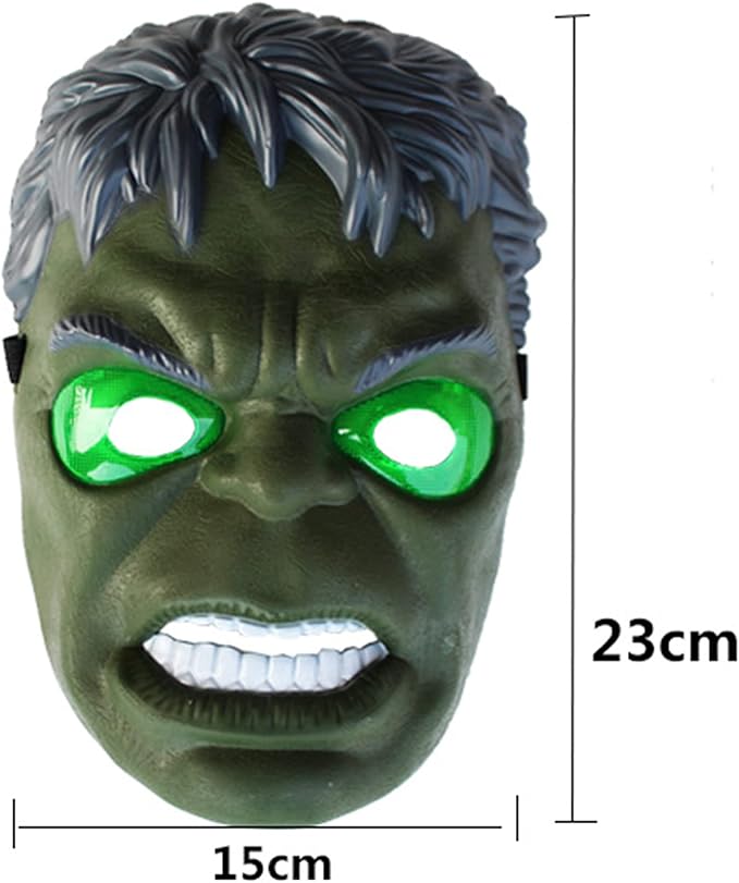 Children’s Hulk LED Mask – Light-Up Superhero Halloween
