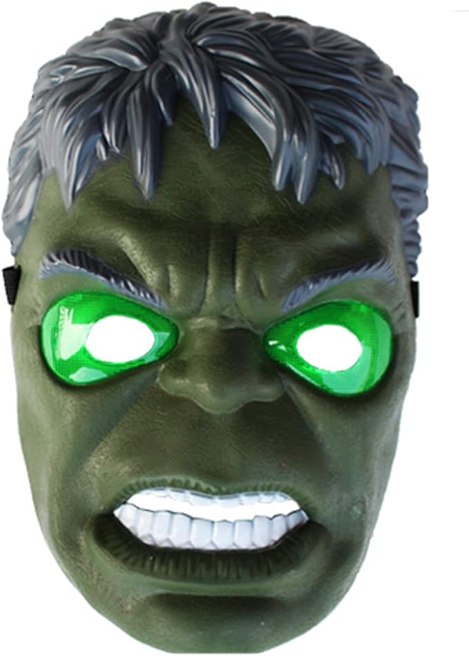 Children’s Hulk LED Mask – Light-Up Superhero Halloween