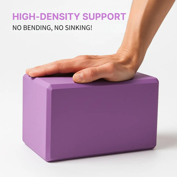 EVA Yoga Brick Lightweight Support Block for Flexibility & Balance