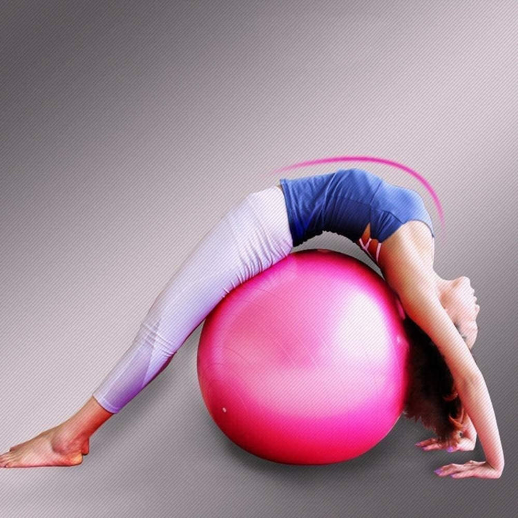 Gym & Yoga Exercise Ball with Air Pump – Strengthen, Stretch & Tone at Home