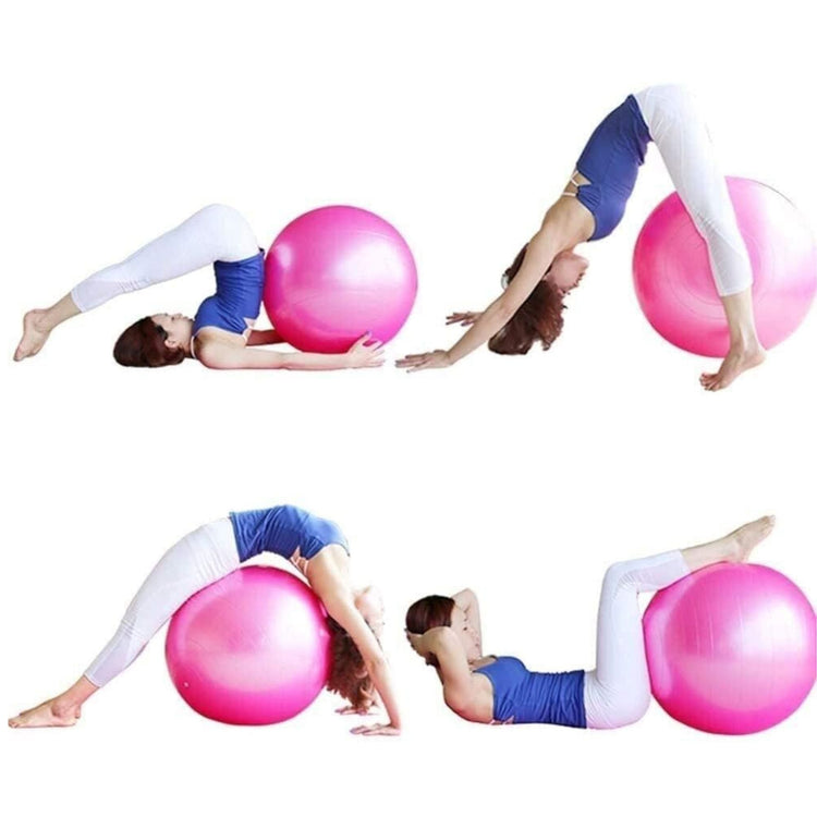 Gym & Yoga Exercise Ball with Air Pump – Strengthen, Stretch & Tone at Home