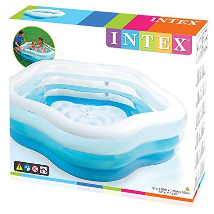 Intex Summer Pentagonal Pool – 73" x 71" x 21" – Model 56495