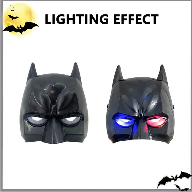 Kids Batman LED Mask β Glowing Superhero Costume Accessory for Boys & Girls