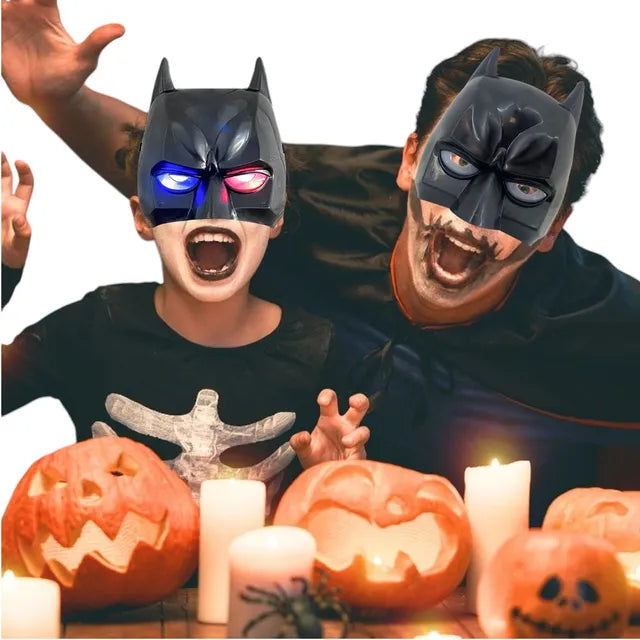 Kids Batman LED Mask β Glowing Superhero Costume Accessory for Boys & Girls