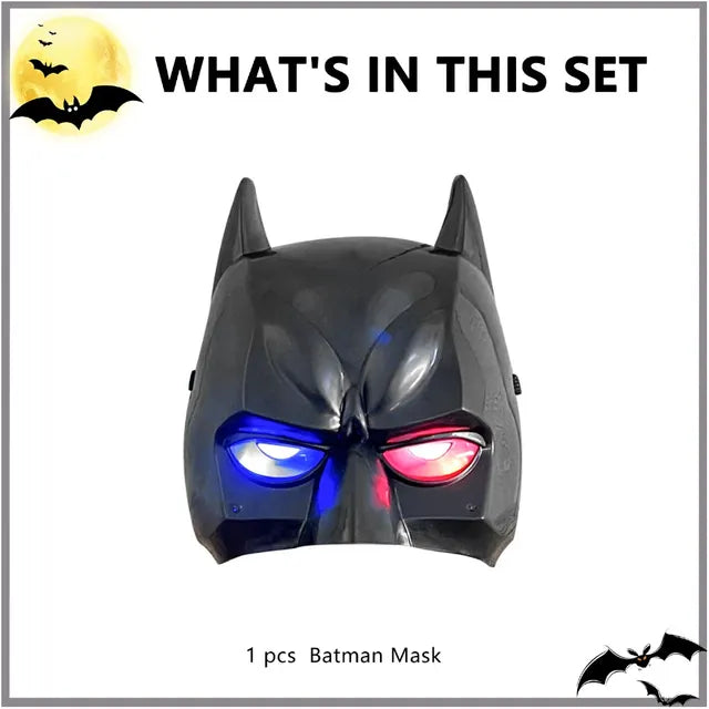 Kids Batman LED Mask β Glowing Superhero Costume Accessory for Boys & Girls