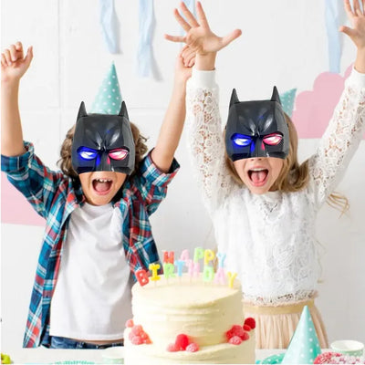 Kids Batman LED Mask – Glowing Superhero Costume Accessory for Boys & Girls