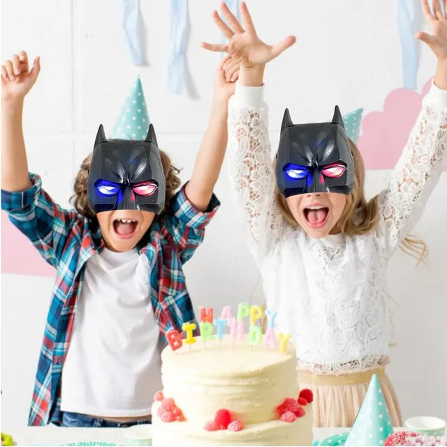 Kids Batman LED Mask β Glowing Superhero Costume Accessory for Boys & Girls