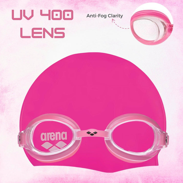 Kids Swim Set Anti-Fog Goggles, UV Protection, Leak-Proof Swimming Gear for Boys & Girls