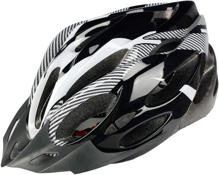 Lightweight Microshell Bike Helmet – Adjustable Safety in Black