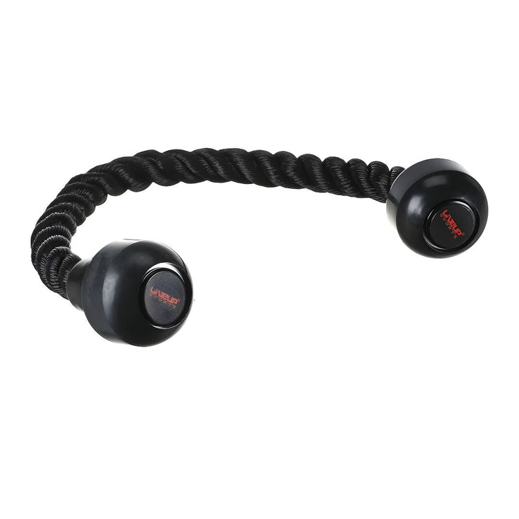 LIVEUP Triceps Rope Heavy-Duty Black Nylon Rope for Cable Machines