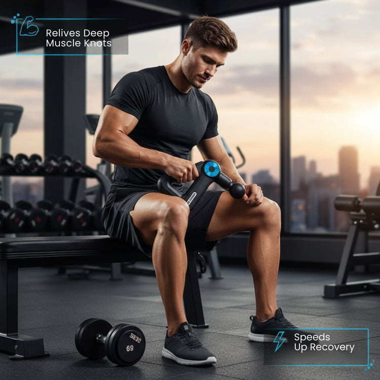 Muscle Massage Gun – Deep Tissue Relief, Cordless & Rechargeable