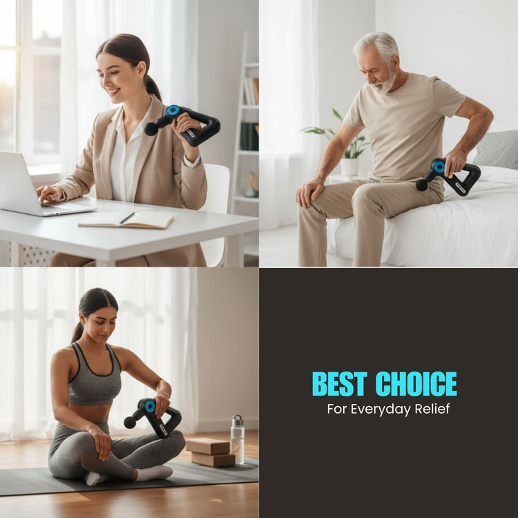 Muscle Massage Gun – Deep Tissue Relief, Cordless & Rechargeable