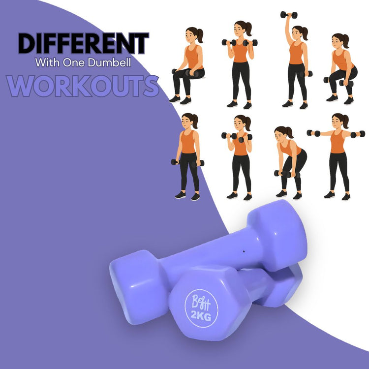 Non-Slip Coated Dumbbell – Home & Gym Strength Trainer