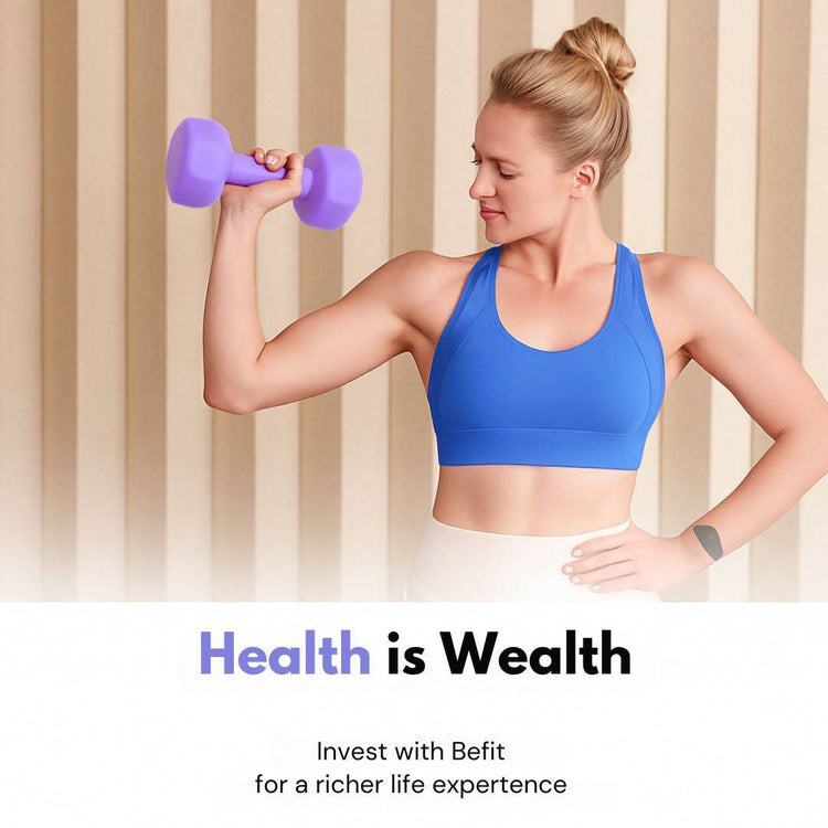 Non-Slip Coated Dumbbell – Home & Gym Strength Trainer