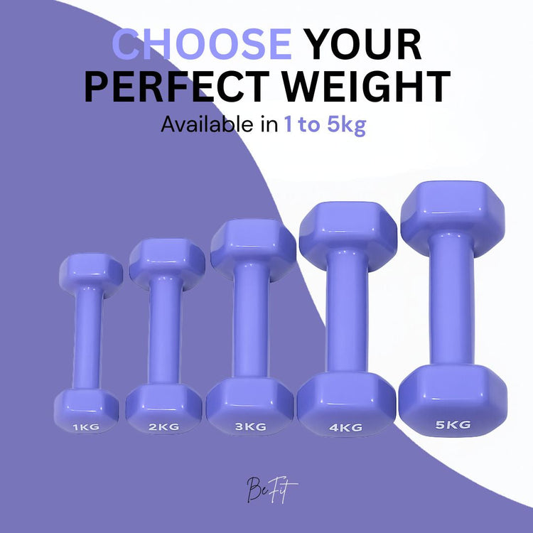Non-Slip Coated Dumbbell – Home & Gym Strength Trainer