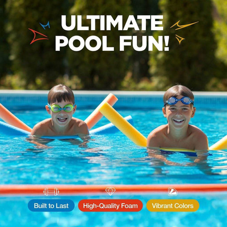 Pool Noodle Swimming Float EVA Foam Floating Stick for Water Exercise Pool Games Swim Training