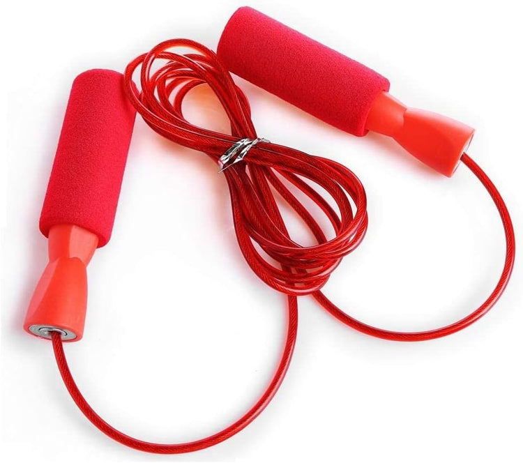 Red Jump Rope – Fitness Skipping Rope for Exercise & Endurance