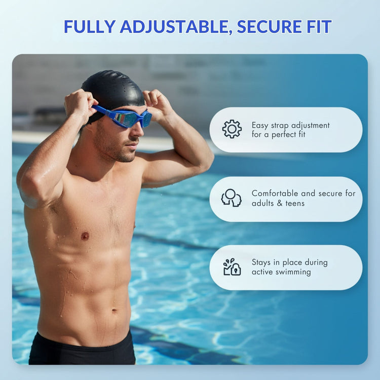Speedo 105-M Swim Goggles – Anti-Fog, UV Protection, Comfortable Fit