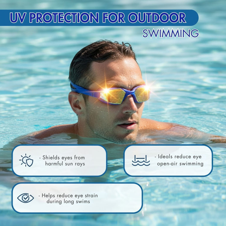 Speedo Professional Swim Goggles – Adjustable Strap & Clear Vision