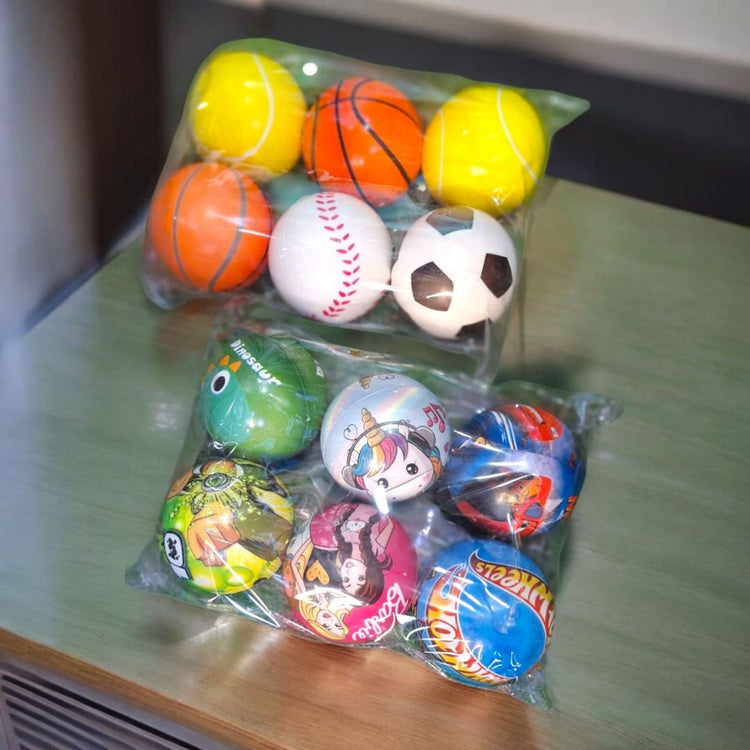 Stress Relief Squeeze Ball (6-Inch) Hand & Wrist Exercise Toy for Focus & Relaxation