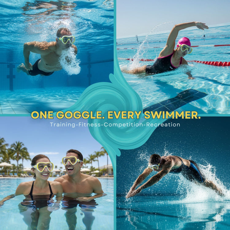 SUPERTRIP SNORKEL MASK ADULT SWIMMING GOGGLES